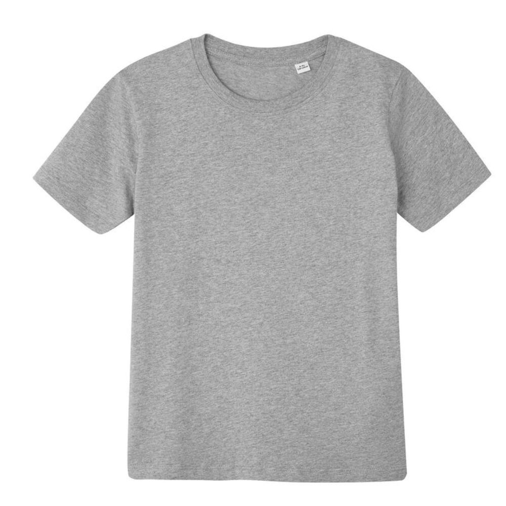 Mantis Childrens/Kids Essential Natural T-Shirt / Heather Grey Melange